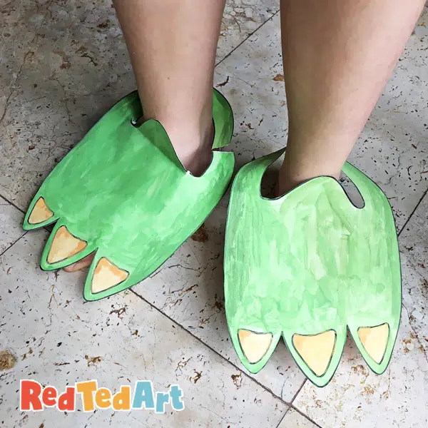Dinosaur Feet Craft