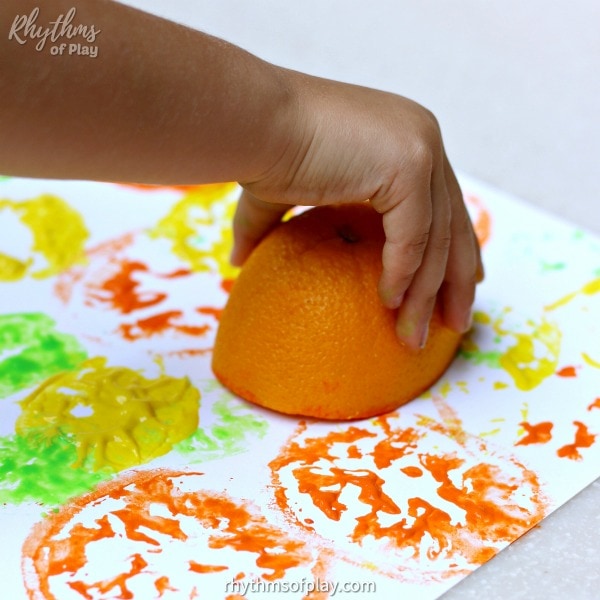 Citrus Printing Art