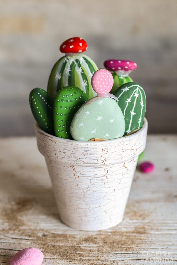 Painted Rock Ideas- Cactus