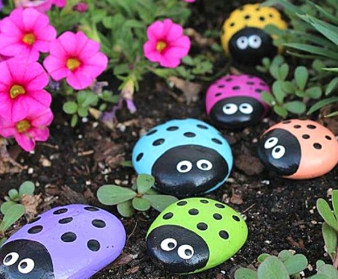 Painted Rock Ideas- Ladybug