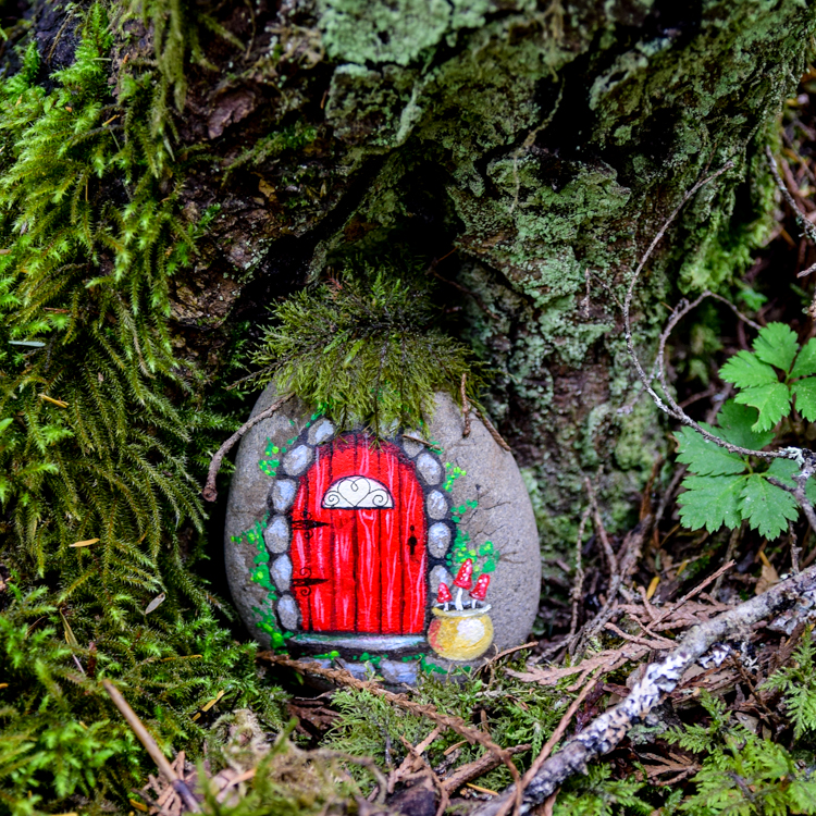 Painted Rock Ideas- Fairy Door