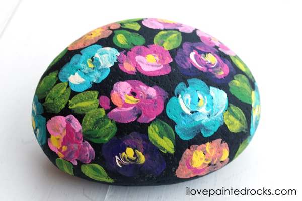 Painted Rock Ideas- Roses