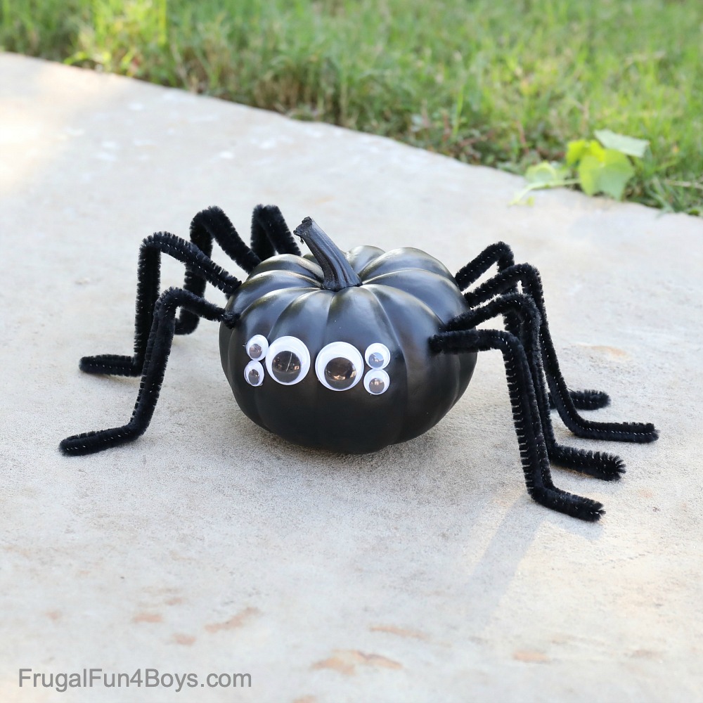 Mini Pumpkin Spider