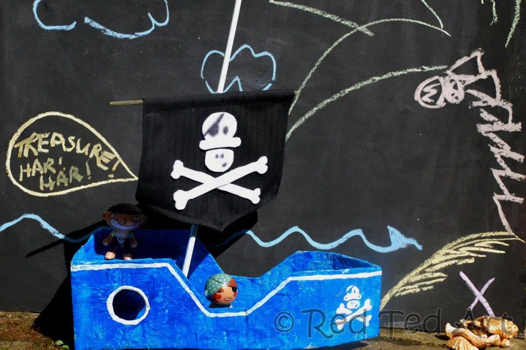 Fun Indoor Activities for Kids at Home...fantastic ideas to help keep your little ones busy all afternoon. Creative and fun activities that everyone will love. DIY Pirate Ship