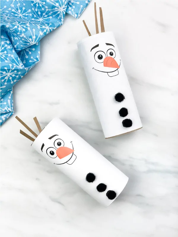 Toilet Paper Roll Olaf Craft