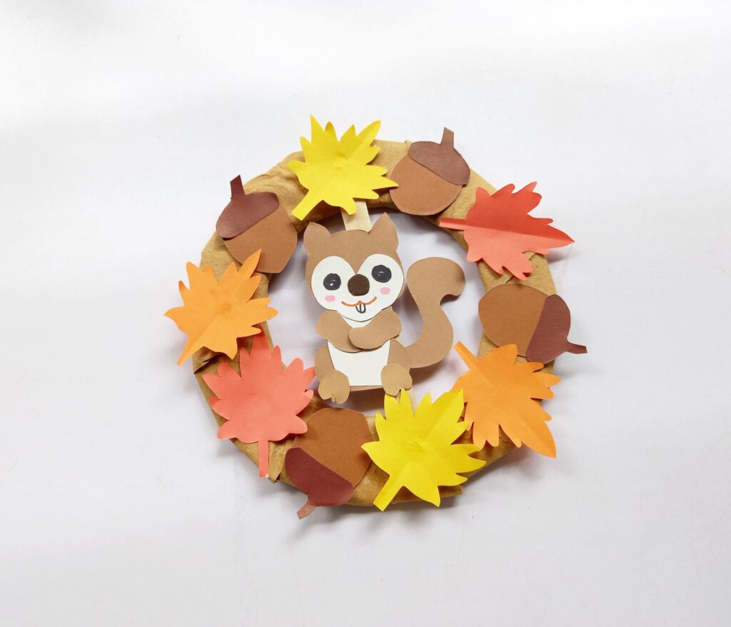 Fall Squirrel Wreath