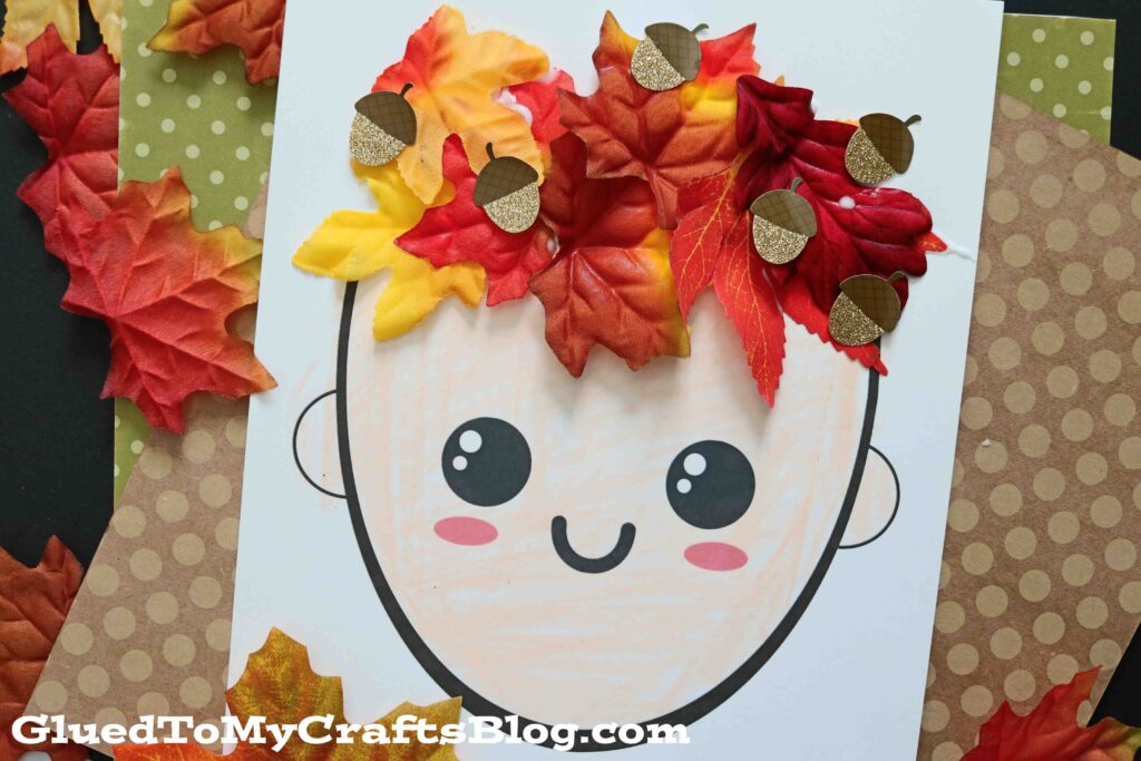 Leaf Hair Crown Craft