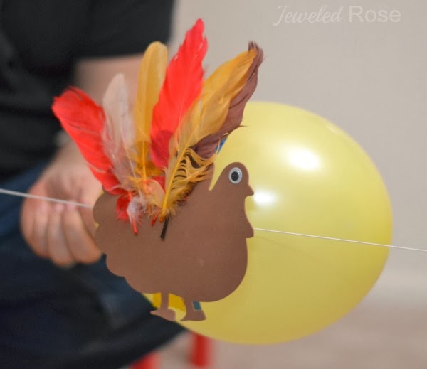 Turkey Balloon Rocket