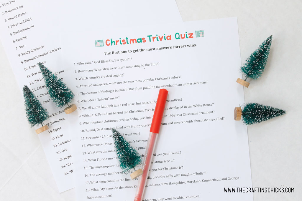 Christmas Trivia Quiz