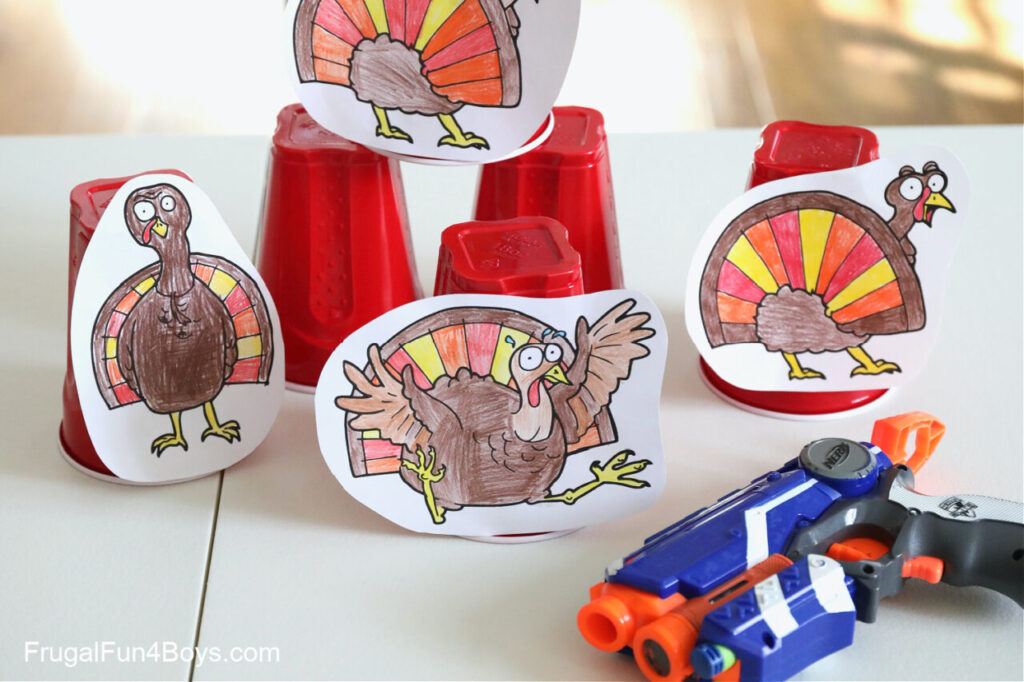Flying Turkey Nerf Target Game