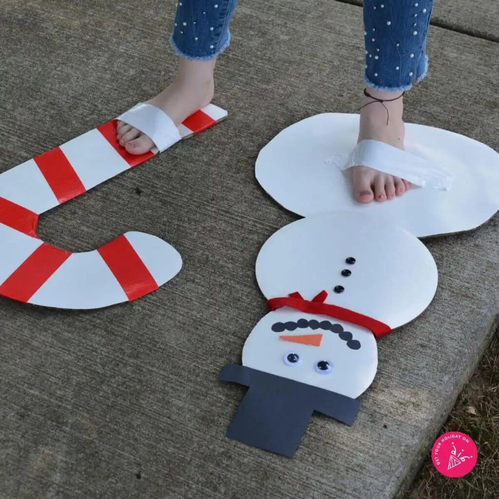 candy cane cardboard game