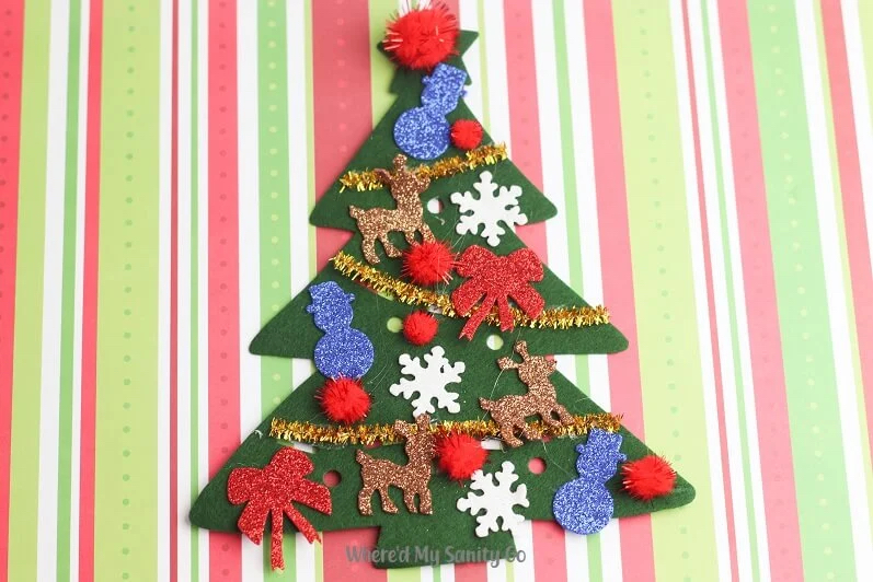 DIY Felt Tree Craft