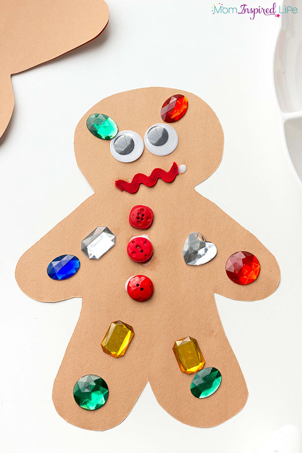 Gingerbread Man Collage Activity