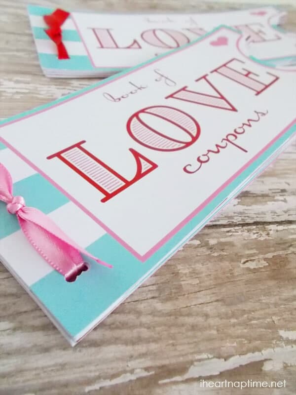 Free printable love coupon templates