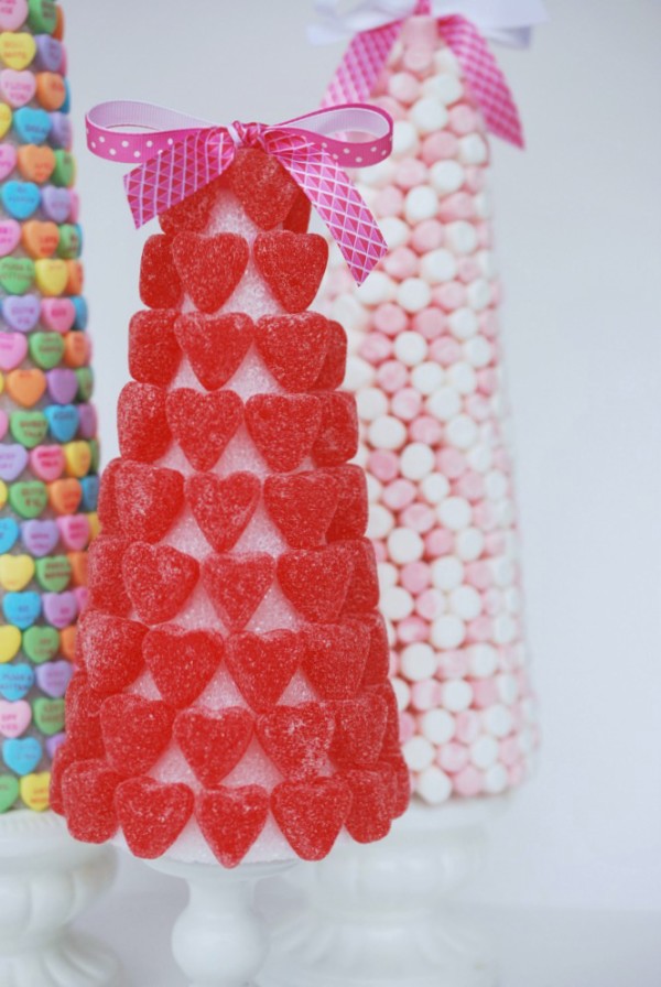 Valentines Day Candy Trees