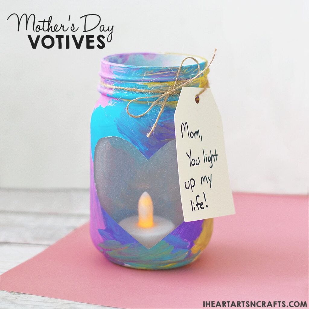 Mason Jar Candle- Mother's Day Craft