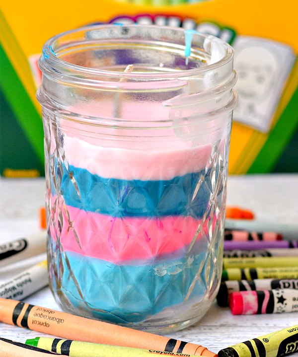 DIY Crayon Candle- Mother's Day Craft