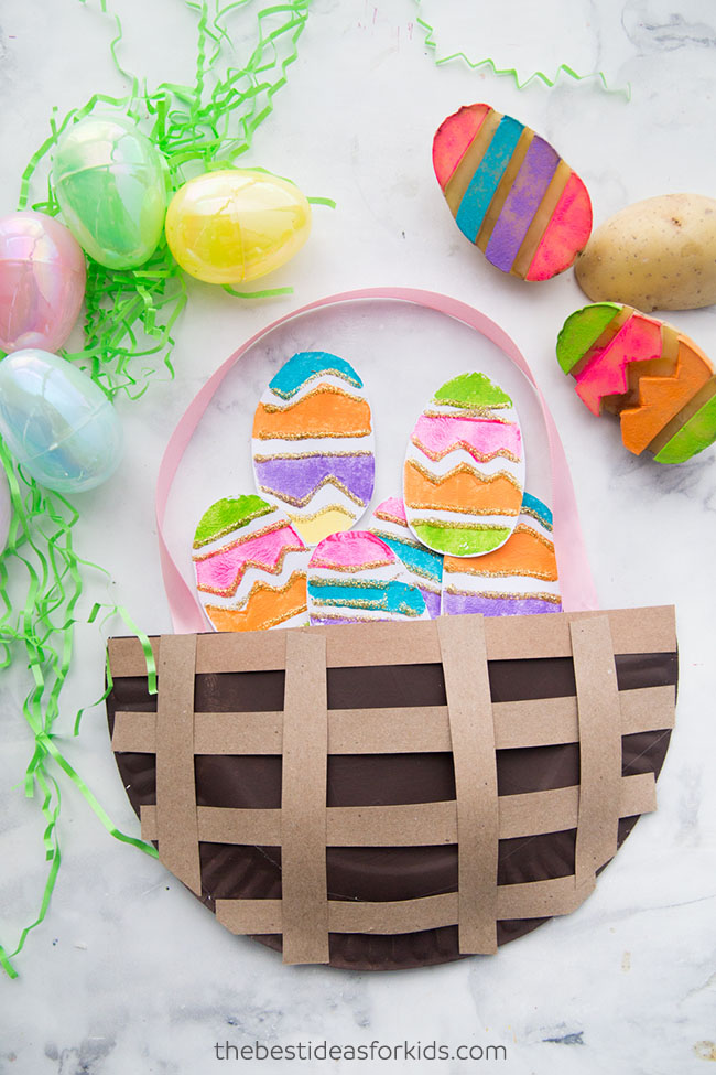 Easter Craft: Paper Cup Easter Baskets