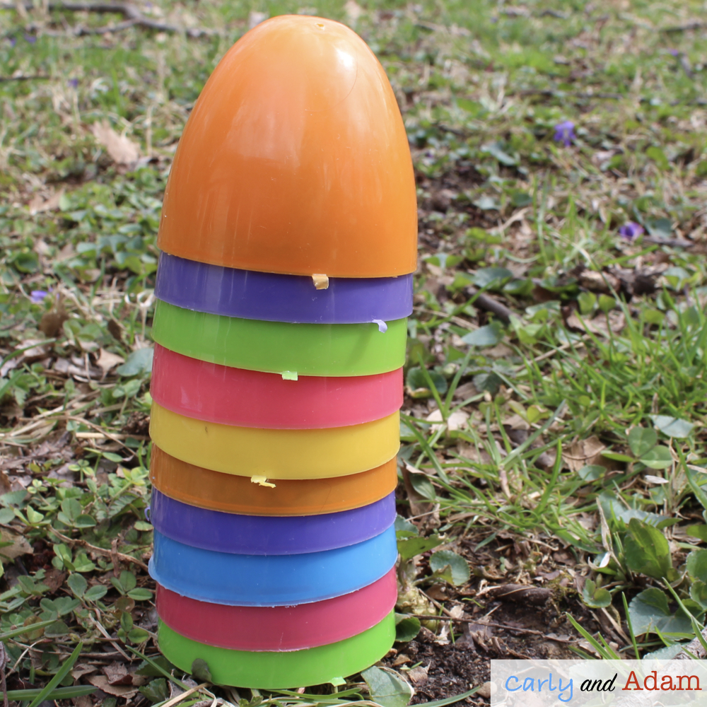 Egg Stacking- Minute to Win It Games for Kids