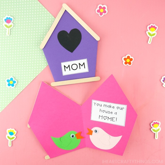 Birdhouse Card- Mother's Day Craft