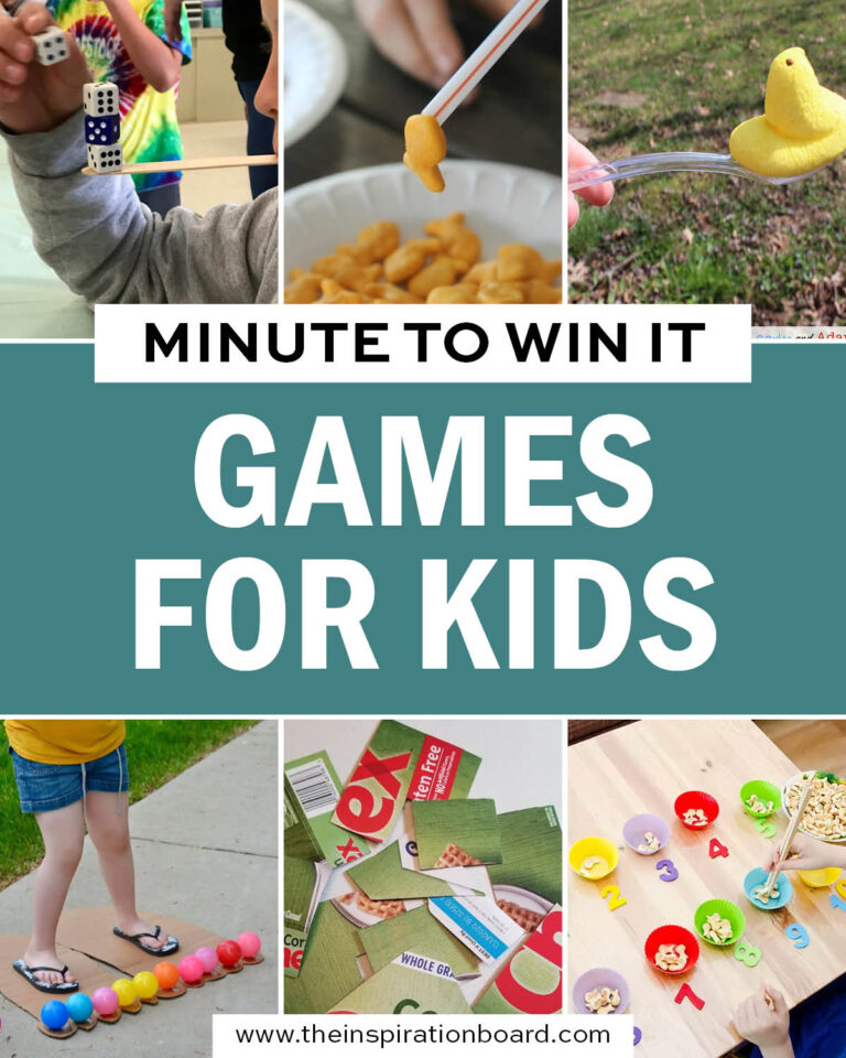 Minute to Win It Games for Kids