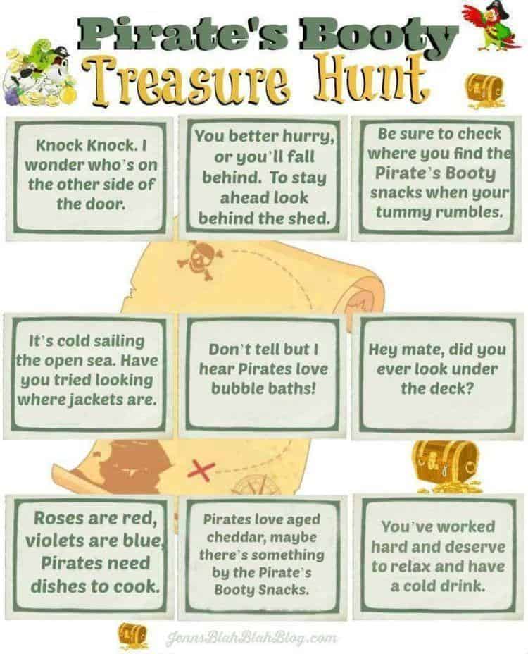 Scavenger hunt printable.